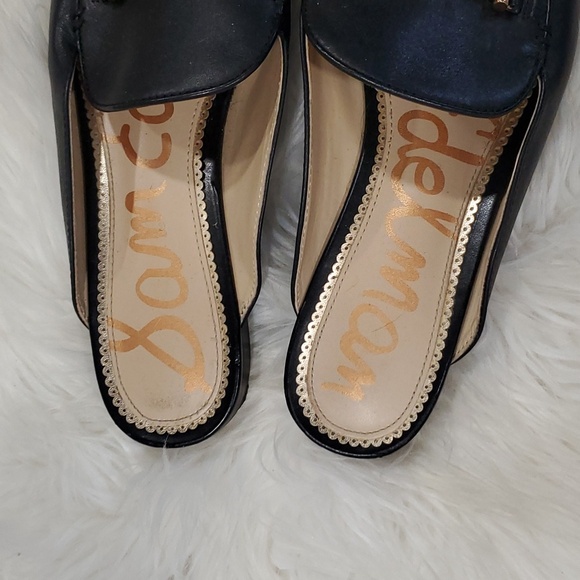 Sam Edelman Lennie black slipon loafers mules size 8.5 - Picture 3 of 12